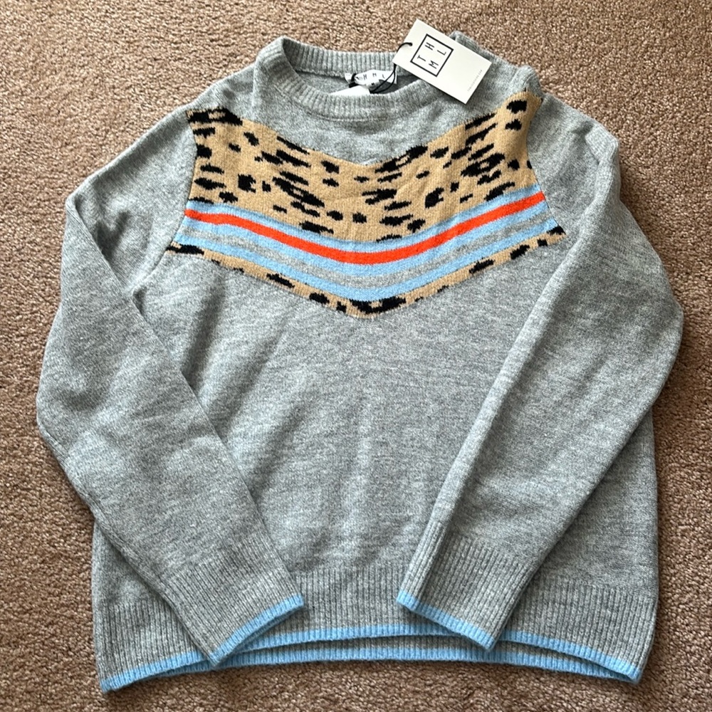 THML Grey multi sweater, brand new with tags
